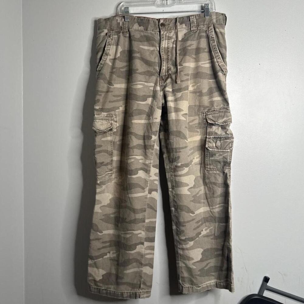 Vintage type mens camo cargo